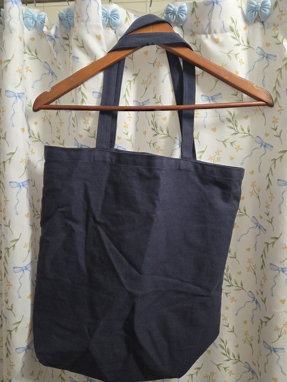 MALIN+GOETZ Navy Logo Tote Bag - Picture 2 of 4